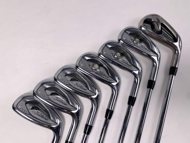 Titleist T200 / T300 Iron Set 4-PW True Temper AMT Red S300 Stiff Steel Mens RH