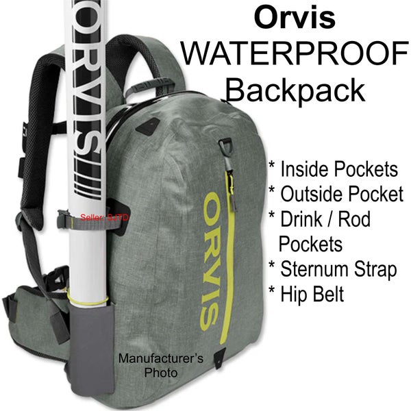 Orvis WATERPROOF Backpack - Good Clean Condition