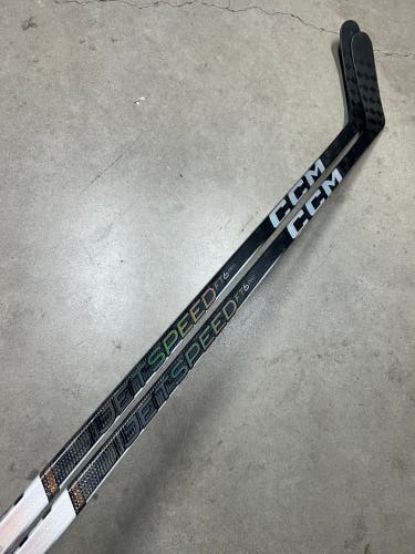 2 Pack 95 Flex P90 Senior CCM JetSpeed FT6 Pro Left Hand Hockey Stick Pro Stock (New)