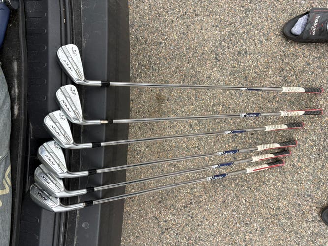 Men's 2021 Callaway Apex pro 21 Left Hand Iron Set Extra Stiff Flex Steel Shaft (Used)