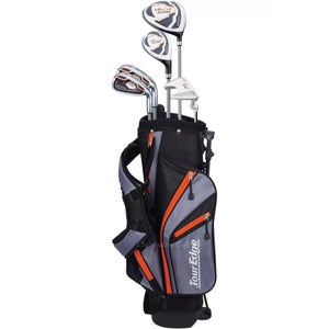 NEW Tour Edge Hot Launch HL-J Yellow 3-Piece Complete Golf Club Set w/ Stand Bag