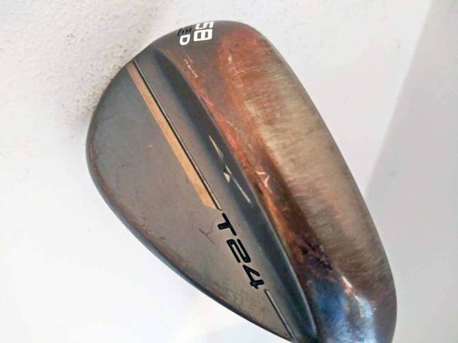 Mizuno T24 Denim Copper Lob Wedge 58* 12* (Steel DG Tour Issue, Stiff) 2023