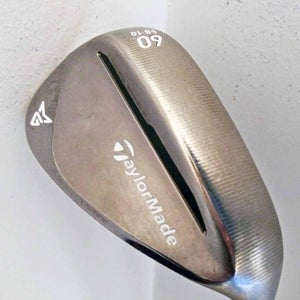 Taylor Made Milled Grind 2 Nickel SB Lob Wedge 60* 10* (KBS Hi-Rev 2.0 115) LW
