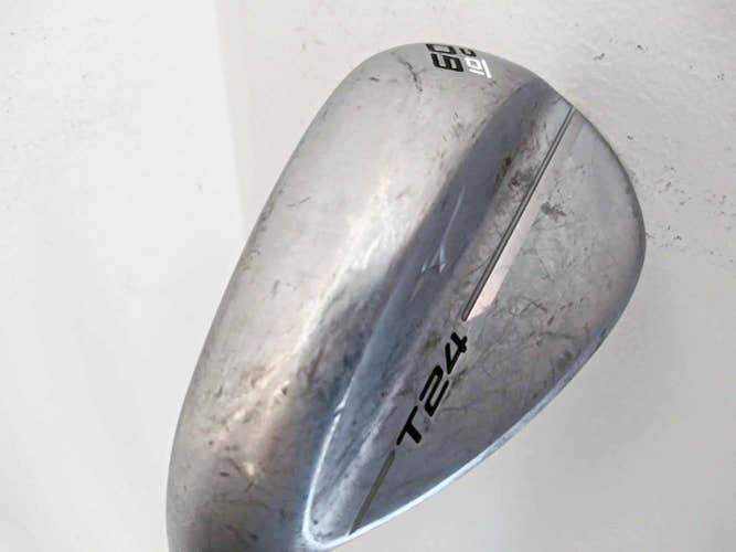 Mizuno T24 Soft White Satin Lob Wedge 60* 10* (DG Tour Issue, Stiff, LEFT) 2023
