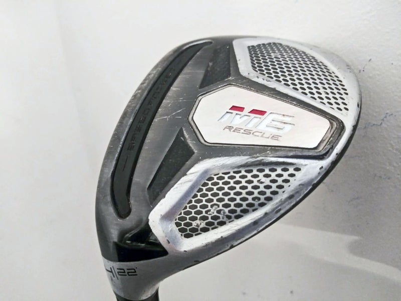 Taylor Made M6 4 Rescue 22* (Fujikura Atmos Orange Regular, LEFT) LH