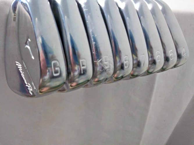Mizuno Pro 245 Forged Iron Set 4-PW+GW (Dynamic Gold Mid 115 Stiff, LEFT) 2024