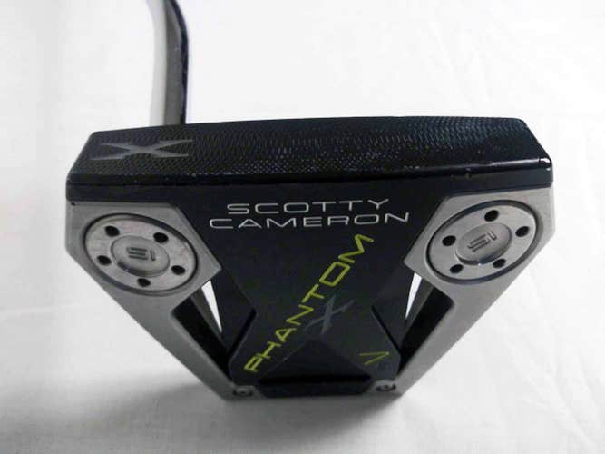 Scotty Cameron Phantom X 7.5 Putter (34", Low Single Bend, LEFT) LH