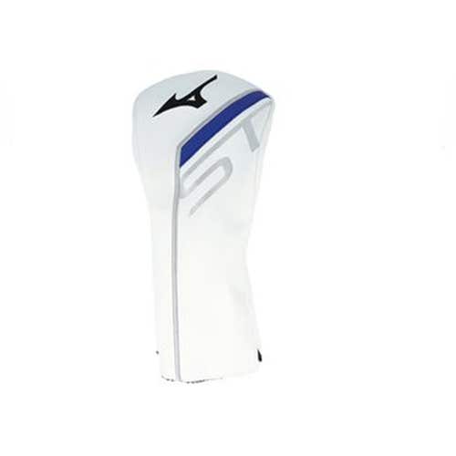 Mizuno ST Driver Headcover (White/Blue) 460cc ST Club Cover Golf