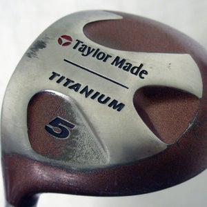 Taylor Made Titanium 5 wood (Graphite Bubble Stiff LEFT) LH Fairway 5w Golf Club