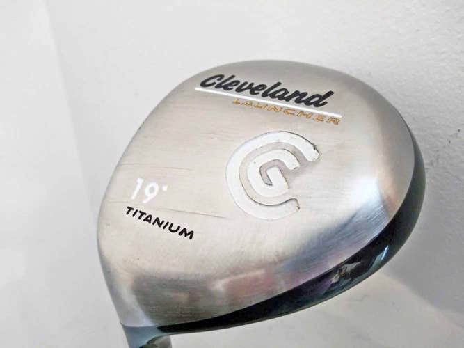 Cleveland Launcher Ti 5 wood 19* (Graphite Stiff, LEFT) 5w Fairway Titanium Club