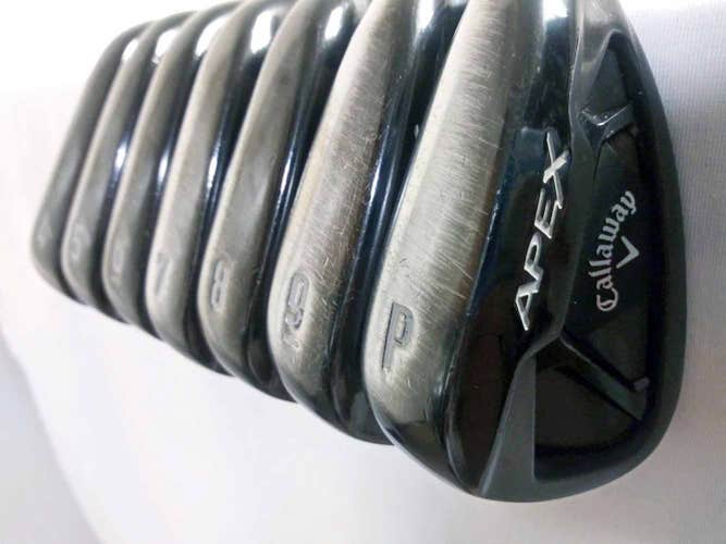 Callaway Apex 21 Black Iron Set 4-PW (Steel KBS Tour, Stiff) Forged