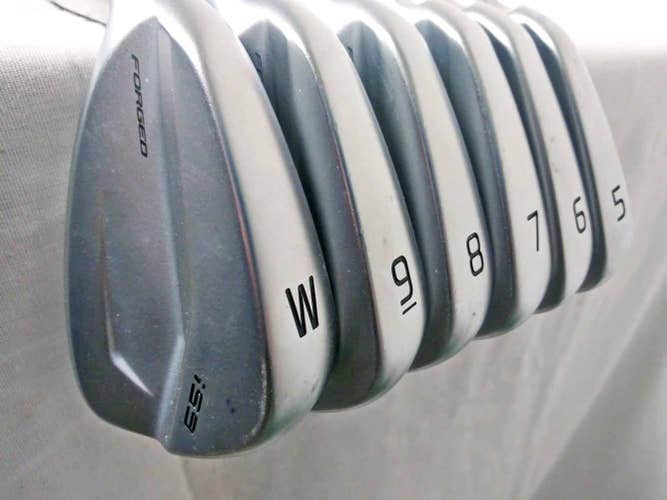 Ping i59 Iron Set 5-PW Blue (Steel AWT 2.0 Stiff, LEFT) Golf Clubs LH