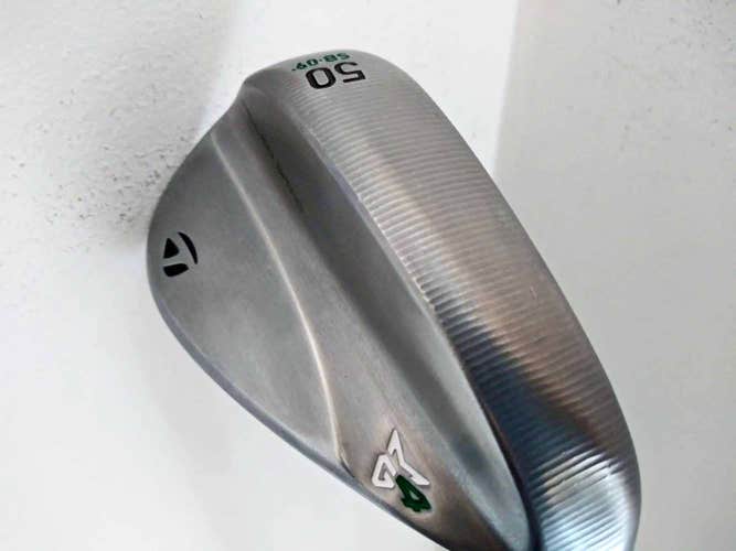 Taylor Made Milled Grind 4 Chrome Gap Wedge 50* 09* (Standard Bounce, Steel) '23