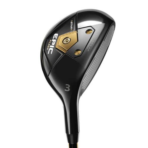 LEFT HANDED CALLAWAY 2019 EPIC FLASH STAR 3 HYBRID GRAPHITE REGULAR STANDARD UST MAMIYA ATTAS SPEED
