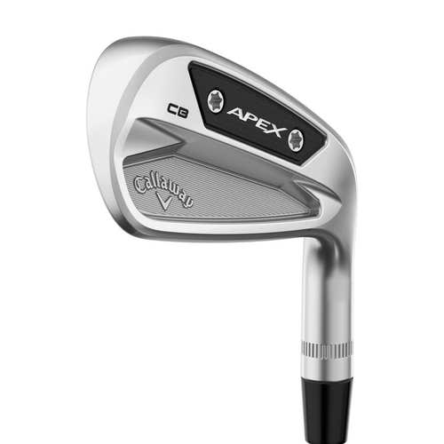 CALLAWAY 2024 APEX CB CHROME 9 IRON GRAPHITE STIFF STANDARD MITSUBISHI MMT 95 GRAPHITE (TTIP)