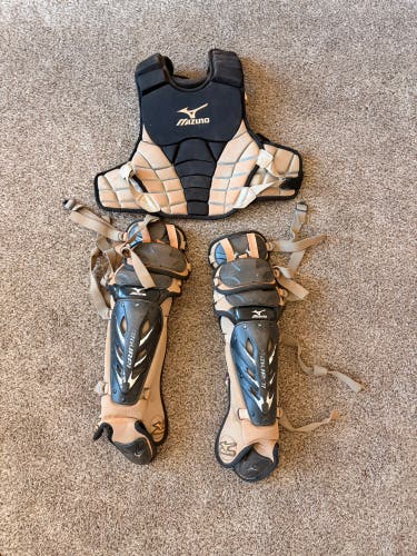 Black/Gray Mizuno Samurai Catcher's Set (Used)