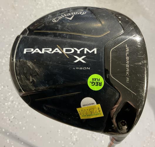 Callaway PARADYM X 10.5 Driver 45" HZRDUS 5.5 Regular Flex Graphite MRH
