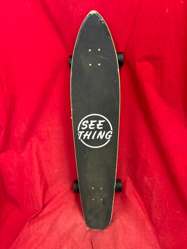 Seething 42 Inch Longboard Skateboard Complete Cruiser Pintail the morning skateboard