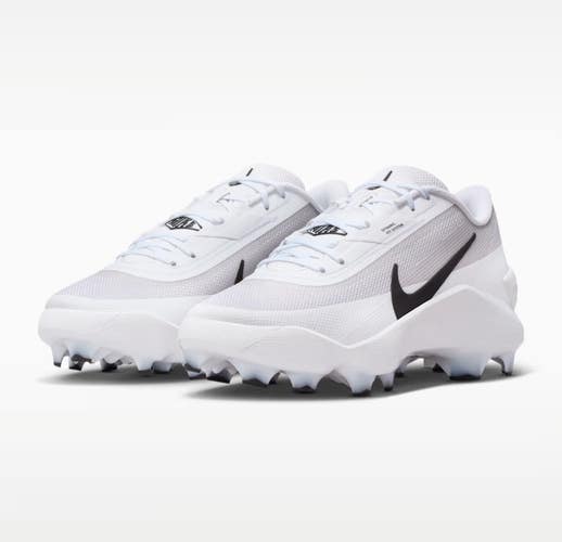 Nike Diamond Showcase MCS Baseball Cleats (White/Black) Size M 8 / W 9.5 NEW