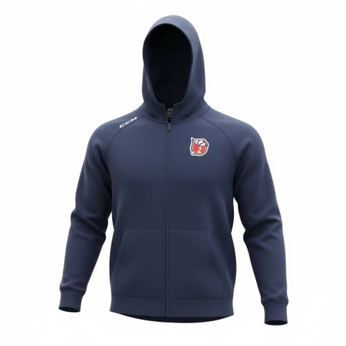 Bakersfield Condors Pro Return Navy CCM Hoodie With Player Numbers (Used) 2703