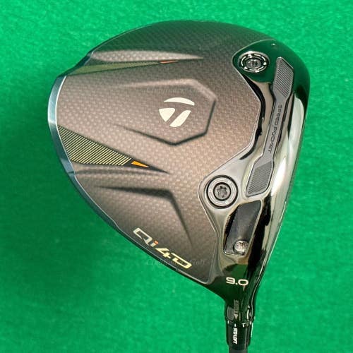 TaylorMade Qi4D 9 Driver Mitsubishi REAX Blue MR-60-S Graphite Stiff w/ HC