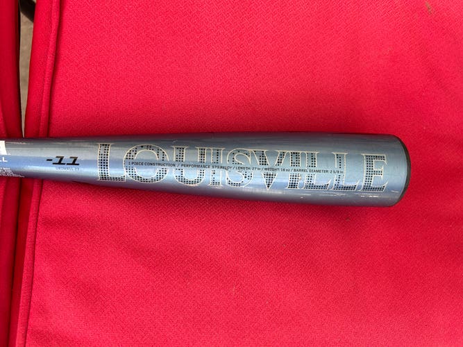 2023 Louisville Slugger Omaha Alloy USABat Certified Bat (-11) 16 oz 27" (Used)