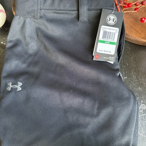 Black Women's Large Adult Under Armour Game Pants (New)