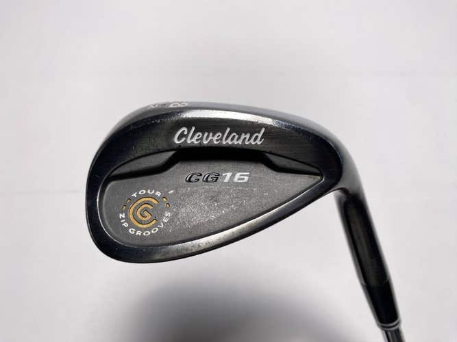 Cleveland CG16 Black Pearl Lob Wedge LW 58* 12 Bounce Traction Wedge RH