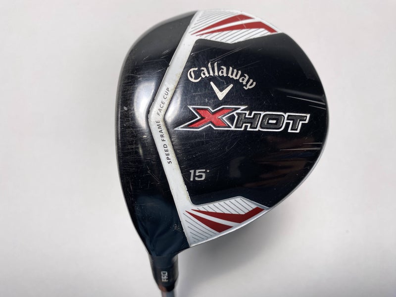 Callaway X Hot 19 3 Fairway Wood 15* Project X PXv Extra Stiff Graphite Mens LH