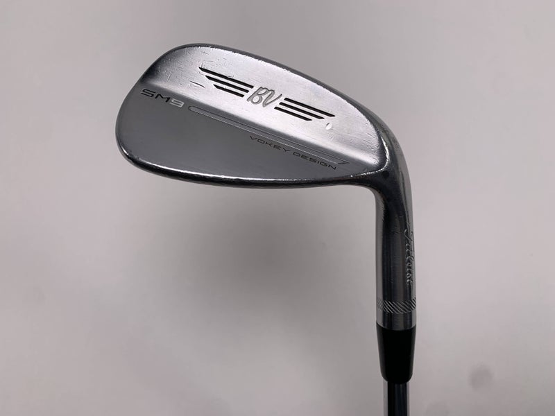 Titleist Vokey SM9 Tour Chrome Gap Wedge GW 52* 8 Bounce F-Grind Wedge Mens RH