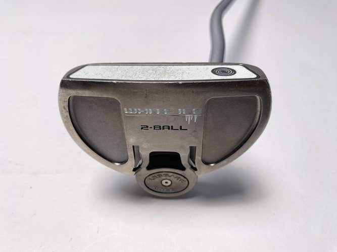 Odyssey White Ice 2-Ball Putter 33.5" SuperStroke Mid Slim 2.0 Mens RH