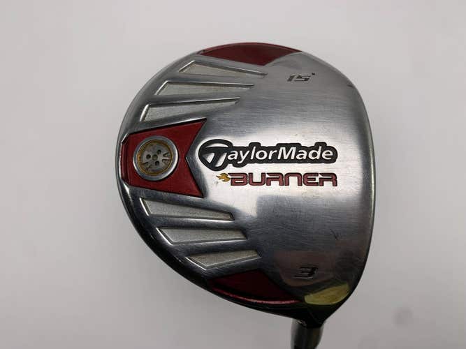 TaylorMade Burner Steel 2007 3 Fairway Wood 15* REAX 50g Stiff Graphite Mens RH