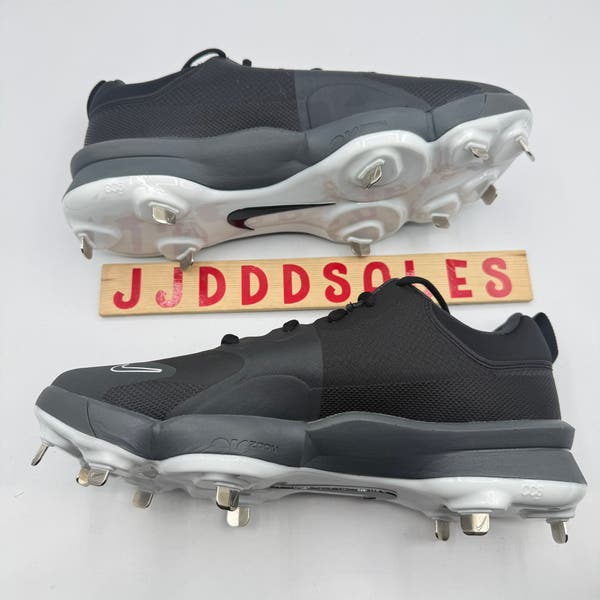 Nike Force Zoom Trout 9 Pro ‘Black Metallic Sliver’ FB2907-003 Men’s Sz 10 New Nike Force Zoom Trout 9 Pro  main image 3