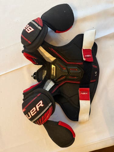 Large Youth Bauer NSX Shoulder Pads (Used)