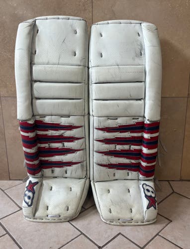 36" 2010 Brian's Zero G Goalie Leg Pads Pro Stock (Used)
