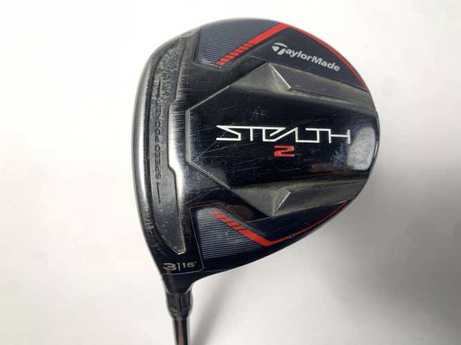 TaylorMade Stealth 2 3 Fairway Wood 15* Fujikura Ventus TR 5-A 50g Senior LH