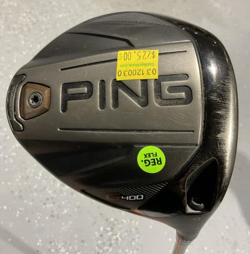 Ping G400 9 Driver 45" PING TOUR 2.0 65 Regular Flex Graphite Shaft MRH