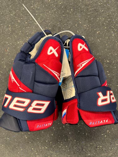 *NEW* Bauer Gloves Flylite Navy/Red 14"