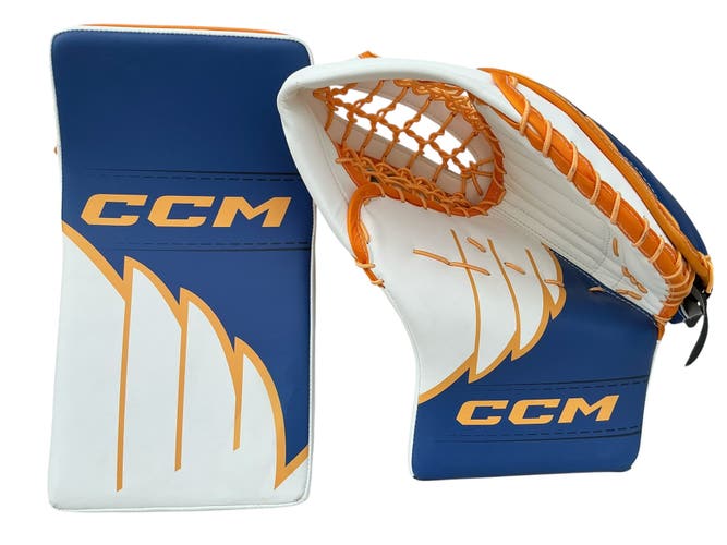 Vadim Zherenko Blues CCM EFlex 6 Pro Stock Glove And Blocker (New) 6001