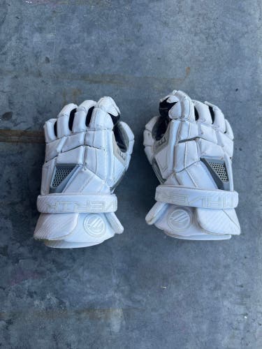 Used  Maverik Large M5 Lacrosse Gloves