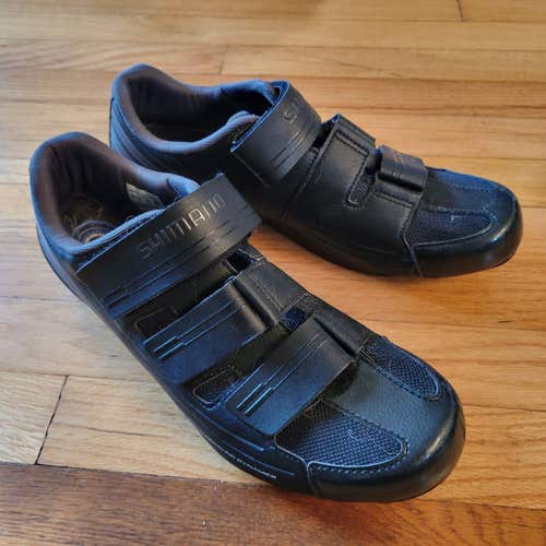 Shimano Mens SH-RP200-SL Cycling Shoe Black Hook/Loop US 11.8 / EU 47