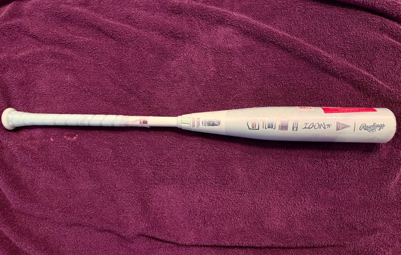 2026 Rawlings Icon Composite USSSA Certified Bat (-5) 25 oz 30" (New)