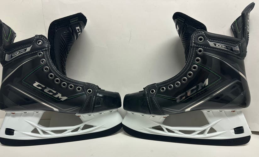 CCM RibCor 100k Pro Hockey Skates Tapered,Pro Stock Size 6.5 (New) Blacksteel