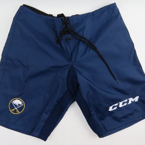 CCM PP10 Buffalo Sabres NHL Pro Stock Hockey Player Girdle Pant Shell Navy Blue Large