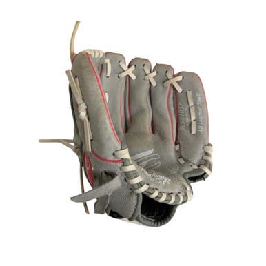 Used Rawlings SURE CATCH RH Throw Fastpitch Gloves Grey 10 1/2" 11406-S000109651