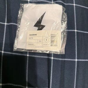 White Bruce bolt headband