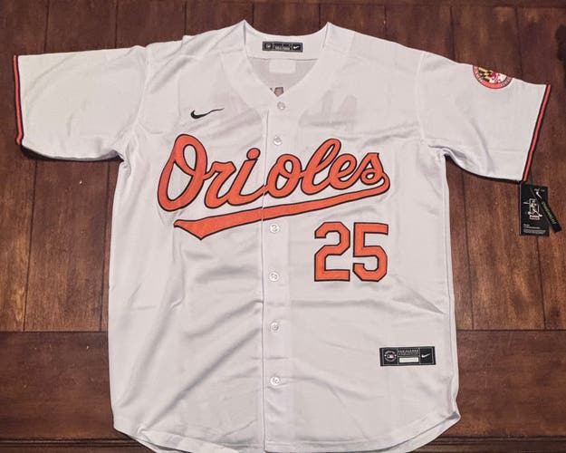 Baltimore Orioles Pete Alonso White Jersey Adult Large NWT