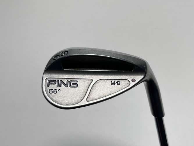 Ping MB Sand Wedge SW 56* Maroon Dot 5* Up Extra Stiff RH Midsize Grip +1''