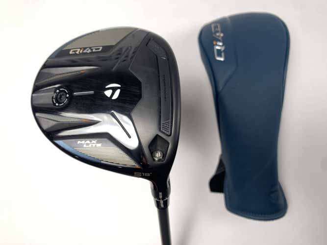 TaylorMade Qi4D Max Lite 5 Fairway Wood 18* Reax 45g Senior Graphite Mens RH HC
