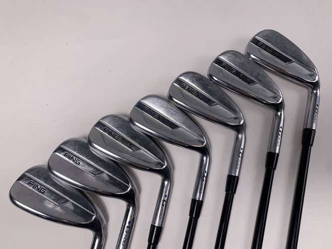 Ping G700 Iron Set 5-PW+GW Blue Dot 1* Up Alta CB AWT Regular Graphite Mens RH